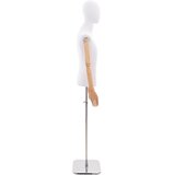  Podesiva lutka 170-218 cm s postoljem Muškarac PP Bijela | shoptok.hr