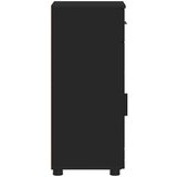 vidaXL Kupaonski ormar Crna 30 x 35 x 80 cm Konstruirano drvo | shoptok.hr