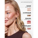 SOSU Cosmetics Complete Canvas Complexion Palette multifunkcionalna paleta za lice nijansa Light 26.4 g | shoptok.hr