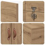  Krevet s ladicama s pohranom Umjetnički hrast 100 x 200 cm | shoptok.hr