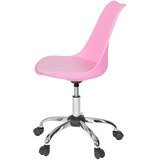MID.YOU VRTLJIVI STOL umetna masa, tekstil pink | Shoptok.si