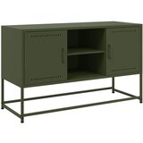 Furnova TV omarica olivno zelena 100,5x39x60,5 cm jeklo, (21922885) | Shoptok.si
