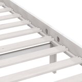  Okvir za krevet od masivne borovine bijeli 100 x 200 cm | shoptok.hr