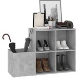 Ormarić za cipele boja betona 105x35,5x70 cm konstruirano drvo | shoptok.hr