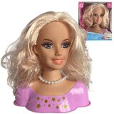 Magic Toys Češljana plava glava lutke duge kose s bisernom ogrlicom i dodacima Cijene
