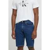Calvin Klein Jeans Jeans kratke hlače moški, mornarsko modra barva