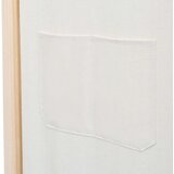 Sobna pregrada s 4 panela od tkanine 160 x 170 x 4 cm krem | shoptok.hr