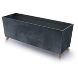 Prosperplast Urbi Case Beton Effect DUC800NE žardinjera z vložkom in nogicami 77 cm – antracit u