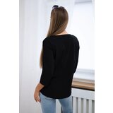 Kesi Blouse with 3D black flamingo graphics | shoptok.hr