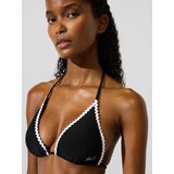 Karl Lagerfeld Bikini zgornji del črna / bela | Shoptok.si