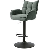 Unique Furniture Zeleni barski stoli v kompletu z nastavljivo višino 2 ks Marilla – Cene