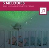 Zazu glasbeni projektor s pomirjujočimi zvoki wally the whale grey | Shoptok.si