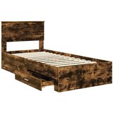  Krevetna konstrukcija Dimljeni hrast 90 x 190 cm | Shoptok.si