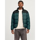 Jack & Jones Zimska jakna 'JJMOON' smaragdno zelena / crna | shoptok.hr