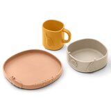 Liewood jedilni set iz silikona kine tuscany rose mix | Shoptok.si