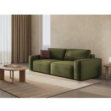 Micadoni Temno zelena raztegljiva sedežna garnitura iz tkanine bouclé 247 cm Jodie – Home | Shoptok.si