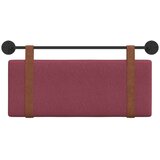  Držeće uzglavlje Zidne Vinska crvena 110 x 55 x 5 cm Antikni PU - boja crnog vina 100 cm bez LED | shoptok.hr