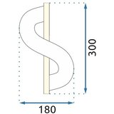 Toolight Zidni svijećnjak LED G032-W Gold | shoptok.hr