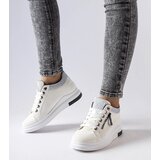 Gemre White wedge sneakers Birmingham | Shoptok.si