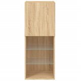 TV ormarić s LED svjetlima boja hrasta sonome 40,5x30x102 cm | shoptok.hr