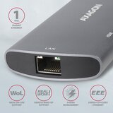 Axagon HMC-6M2, USB 3.2 Gen 1 hub, por | shoptok.hr
