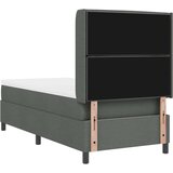  LED Box Spring Krevet s madracem Tamno siva 90 x 190 cm tkanina | shoptok.hr