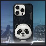 NIMMY BIG EYED PET 2.0 maskica s motivom pande za iPhone 16 Pro Max crna | shoptok.hr