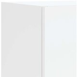  4-dijelni zidni TV elementi s LED bijeli od konstruiranog drva | shoptok.hr