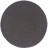 vidaXL podmetači 4 kom obični/tamnosivi 38 cm okrugli pamučni | shoptok.hr