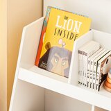 SoBuy knjižna omara za otroke v beli barvi v skandinavskem slogu, (20815189) | Shoptok.si