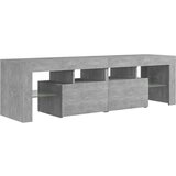 vidaXL TV ormarić s LED svjetlima siva boje betona 140x36,5x40 cm | shoptok.hr