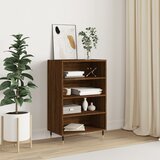vidaXL Visoka komoda smeđa boja hrasta 57x35x90 cm konstruirano drvo Cijene