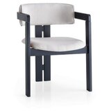 Hanah home Trpezarijska stolica 58x76x49cm Krem-Crna | Eponuda.ba