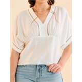 Sinsay Bluza s rupičastim umetkom | shoptok.hr