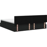  s madracem i skladištem Crna 200 x 200 cm Baršun | shoptok.hr