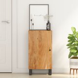  Komoda s vratima 40 x 31 x 75 cm od masivnog drva bagrema | Eponuda.com
