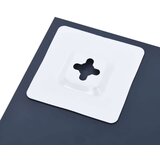 vidaXL Stensko ogledalo s polico 40x60 cm kaljeno steklo | Shoptok.si