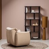 WOOOD Tamno smeđa biblioteka od punog hrasta 90x186x30 cm Riss – | shoptok.hr