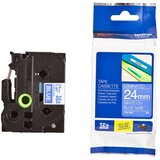 Brother TZe-555 bela na plavo 24mm | ePonuda.com