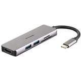 D-link 5-v-1 razdelilnik usb-c z bralnikom kartic hdmi in sd / microsd DUB-M530 Cene