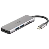 5-v-1 razdelilnik usb-c z bralnikom kartic hdmi in sd / microsd DUB-M530