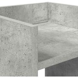  Stalak za biljke s policom Betonsko Siva 30 x 30 x 80 cm | shoptok.hr