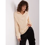 Wool Fashion Italia Sweater-AT-SW-2349-2.27-light beige Cene