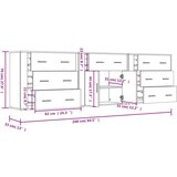  Komoda 3 kosi sonoma hrast inženirski les | Shoptok.si