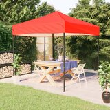 vidaXL Sklopivi šator za zabave crveni 3 x 3 m | shoptok.hr