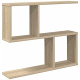 vidaXL Stenska polica Sonoma hrast 60 x 12 x 50,5 cm Inženirski les, (5000307084) | Shoptok.si