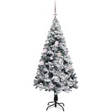  Umestno božično drevo Zelena 150 cm PVC, jeklo in plastika | Shoptok.si