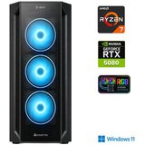 ANNI gaming namizni računalnik Gamer R7 Ryzen 7 7700X/32GB/2TB SSD/Windows 11 Home/RTX 5080 | Shoptok.si