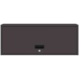  Ormar za zid u garaži Crna 90 x 33 x 35 cm Čelik s prahom | shoptok.hr