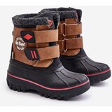 Kesi Children's snow boots with Velcro Lee Cooper Camel | shoptok.hr